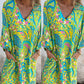 🌸Spring Specials 50% Off🌸Women's Bohemian V-Neck Abstract Printed Maxi Dress