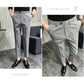 Solid Color Slim Fit Formal Pants
