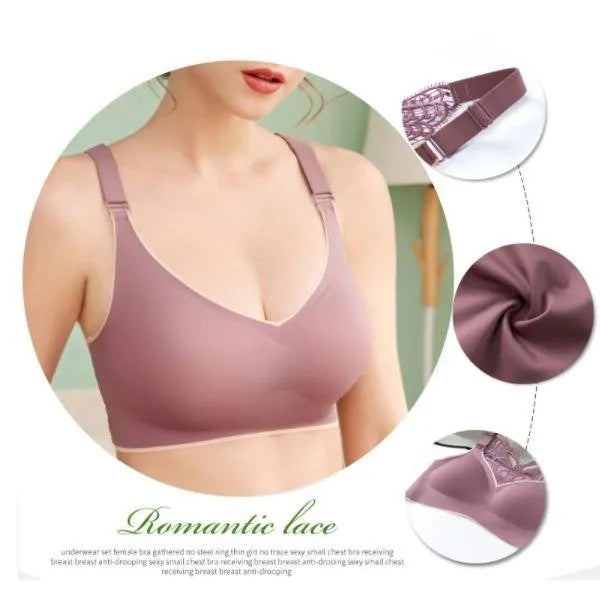 💥HOT SALE - 49%OFF💥Butterfly Embroidery Wirefree Bra