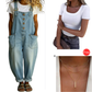 🔥Limited-time offer-Women's Casual Baggy Denim Overalls with Pockets