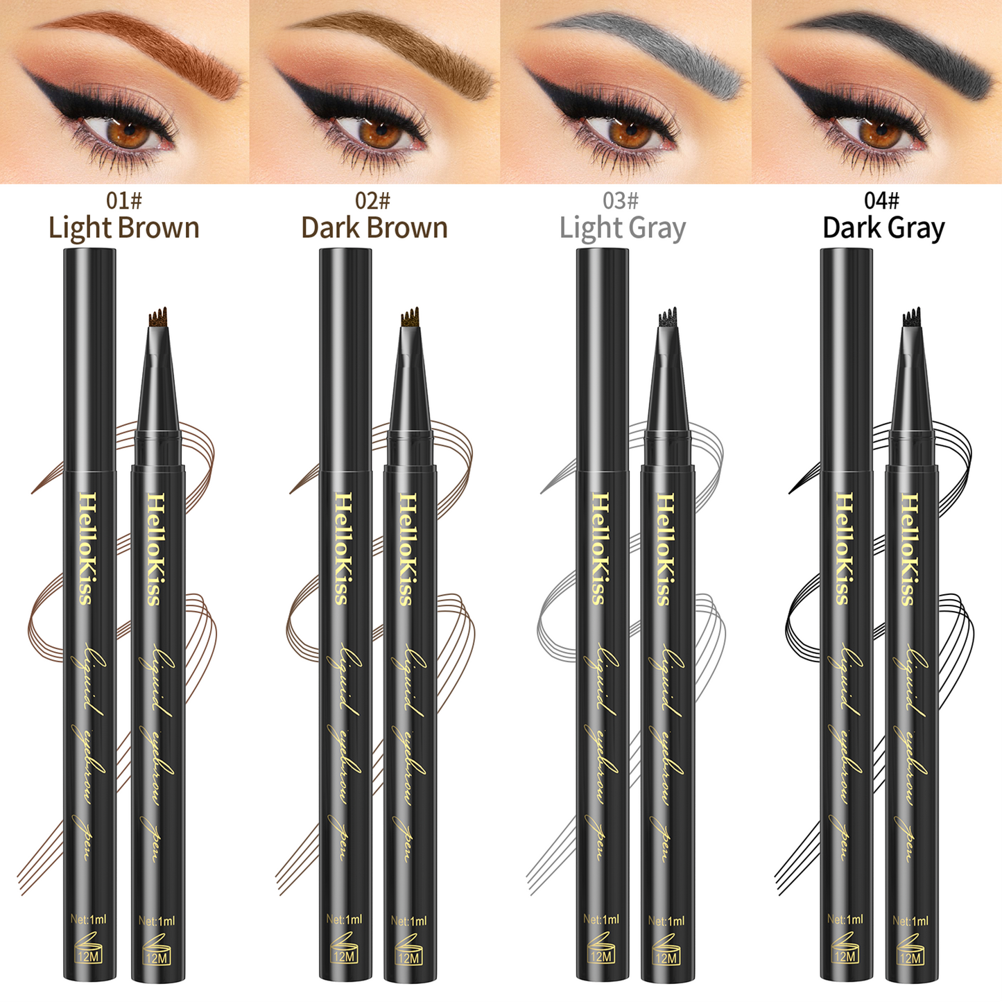 4-Tip Microblade Brow Pen