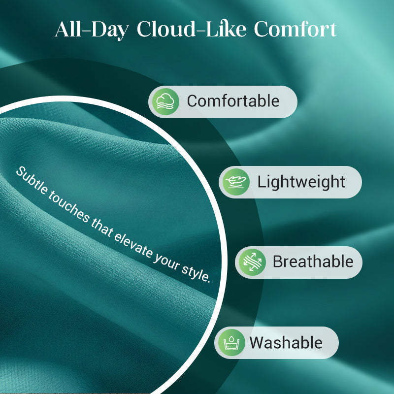 🔥🎁New arrival 50% OFF💥Women's 3/4 Sleeve Pleated Midi Dress with Belt