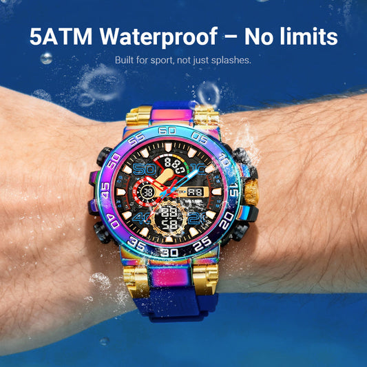 ⌚ 50% OFF! ✨ MULTIFUNCTION LED WATCH - Waterproof & Digital Display, 7 Sports Modes with Sleep Monitor, Perfect for Outdoor and Daily Use 🌟🔋