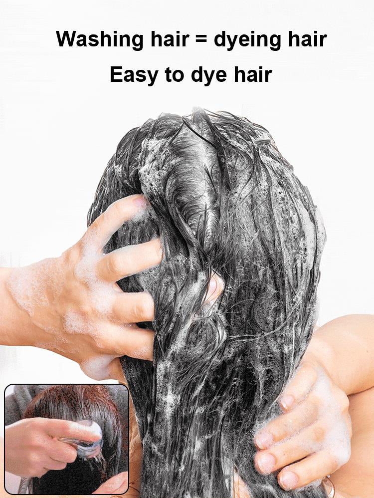 🎉Special Big Sale 50% OFF💥 Pure Plant Extract For Grey Hair Color Bubble Dye