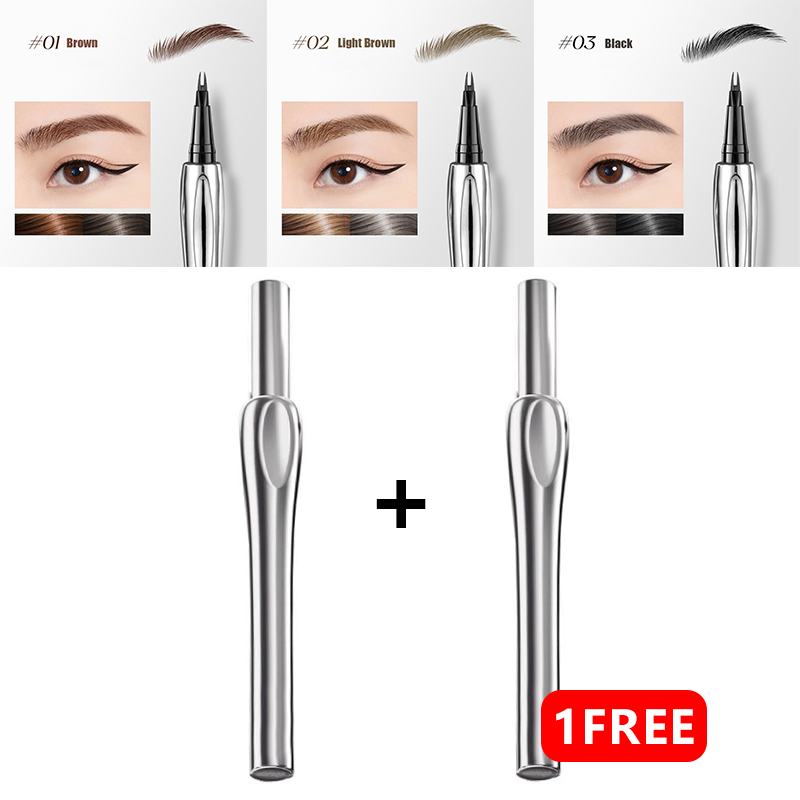 💖🔥Hot Sale💖2024 Upgraded Natural Waterproof Eyebrow Pen with Microfine Tip