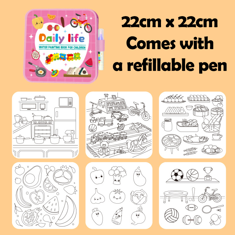 🎄Christmas Sale 70% OFF!!🎁✨Children's Doodle Watercolor Book