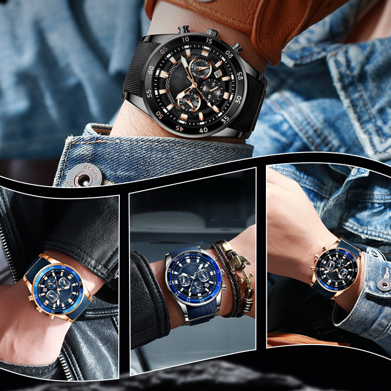 🔥Hot Sale Offers-Men's Waterproof Multifunctional Quartz Watch