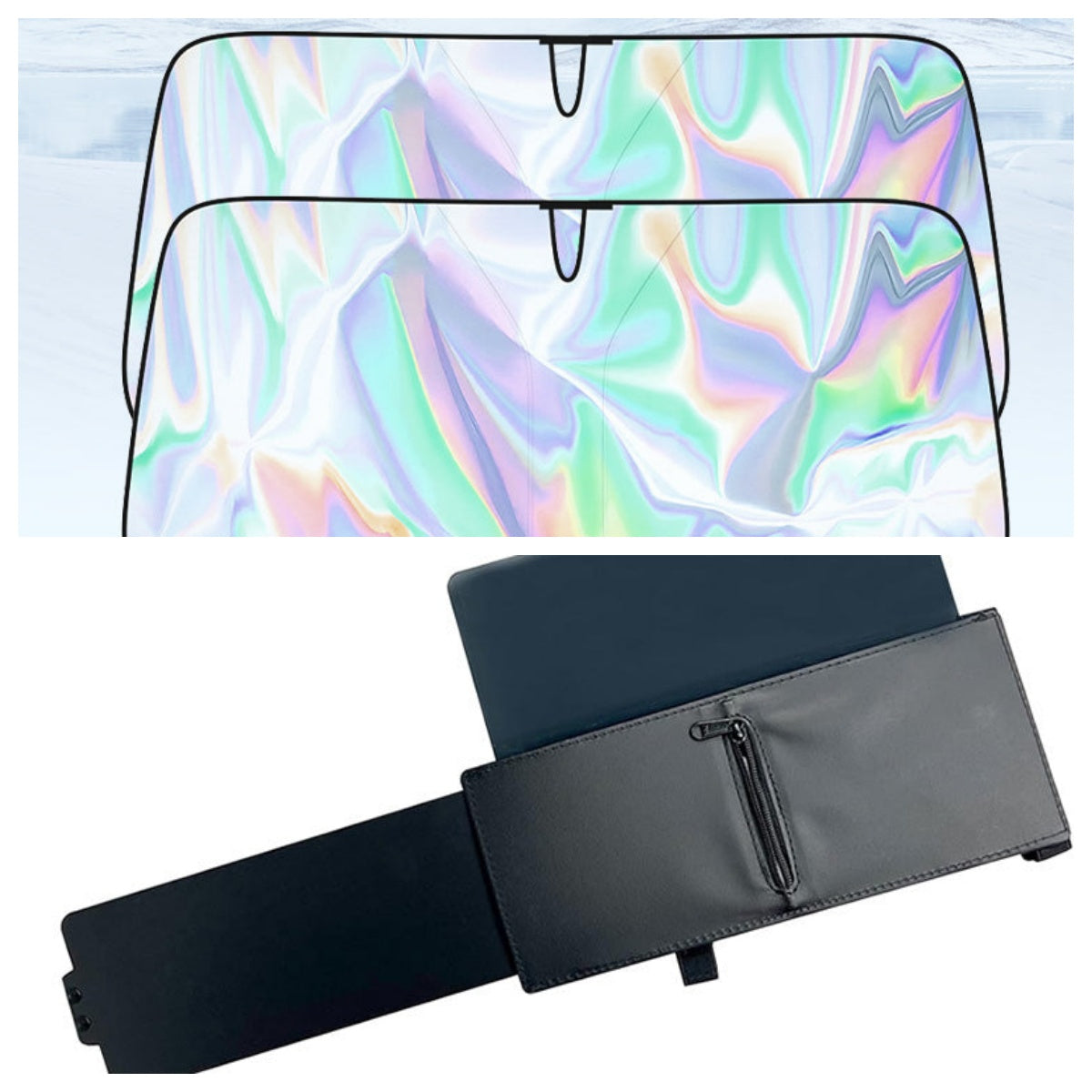 🌞 Summer Hot Sale 50% OFF 🌈Laser Car Windshield Sunshade