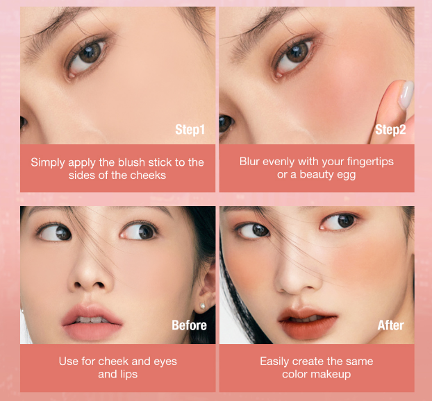 🎁2024Hot Sale🎁🔥 49% OFF🔥3-in-1 Eyes Cheek and Lip Tint Buildable Waterproof Lightweight Cream