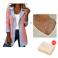 ⌛Limited-time offer-Women’s Elegant Denim Spliced Ribbed Knit Coat