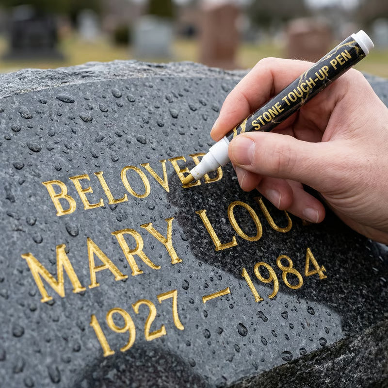 🐦“Golden Tombstone” marker for restoring faded tombstone inscriptions