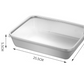 🔥2024 Hot Sale🎁49% OFF Stainless Steel Square Plate (With Lid)