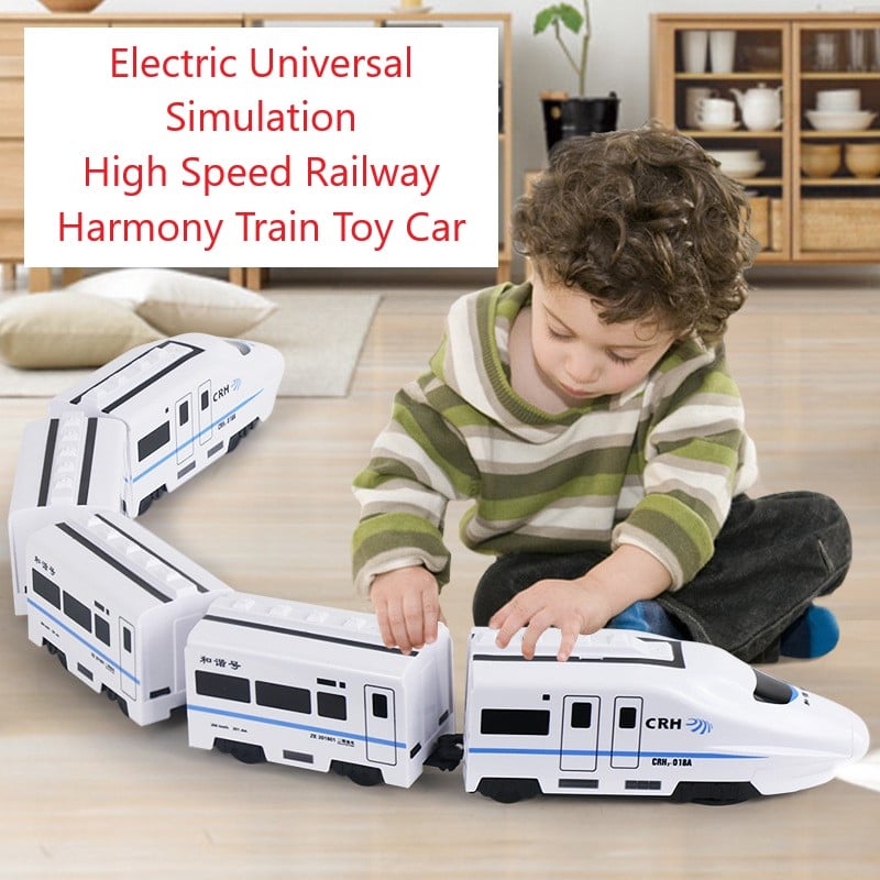 🚅Electric Universal Simulation High Speed Railway Harmony Train Toy