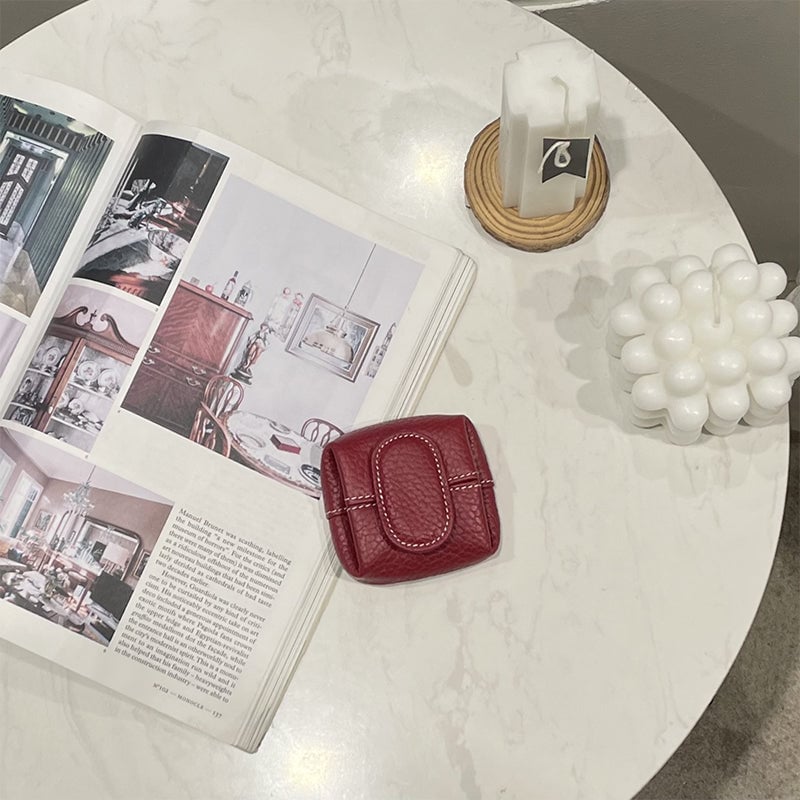 👛Cute Portable✨ Various Colours 🎨Solid Color Mini Coin Purse