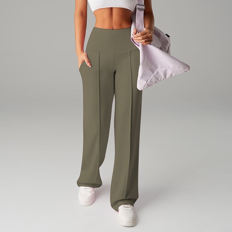 🔥🎁New arrival 50% OFF💕Women's Plain Loose Straight Leg Pants