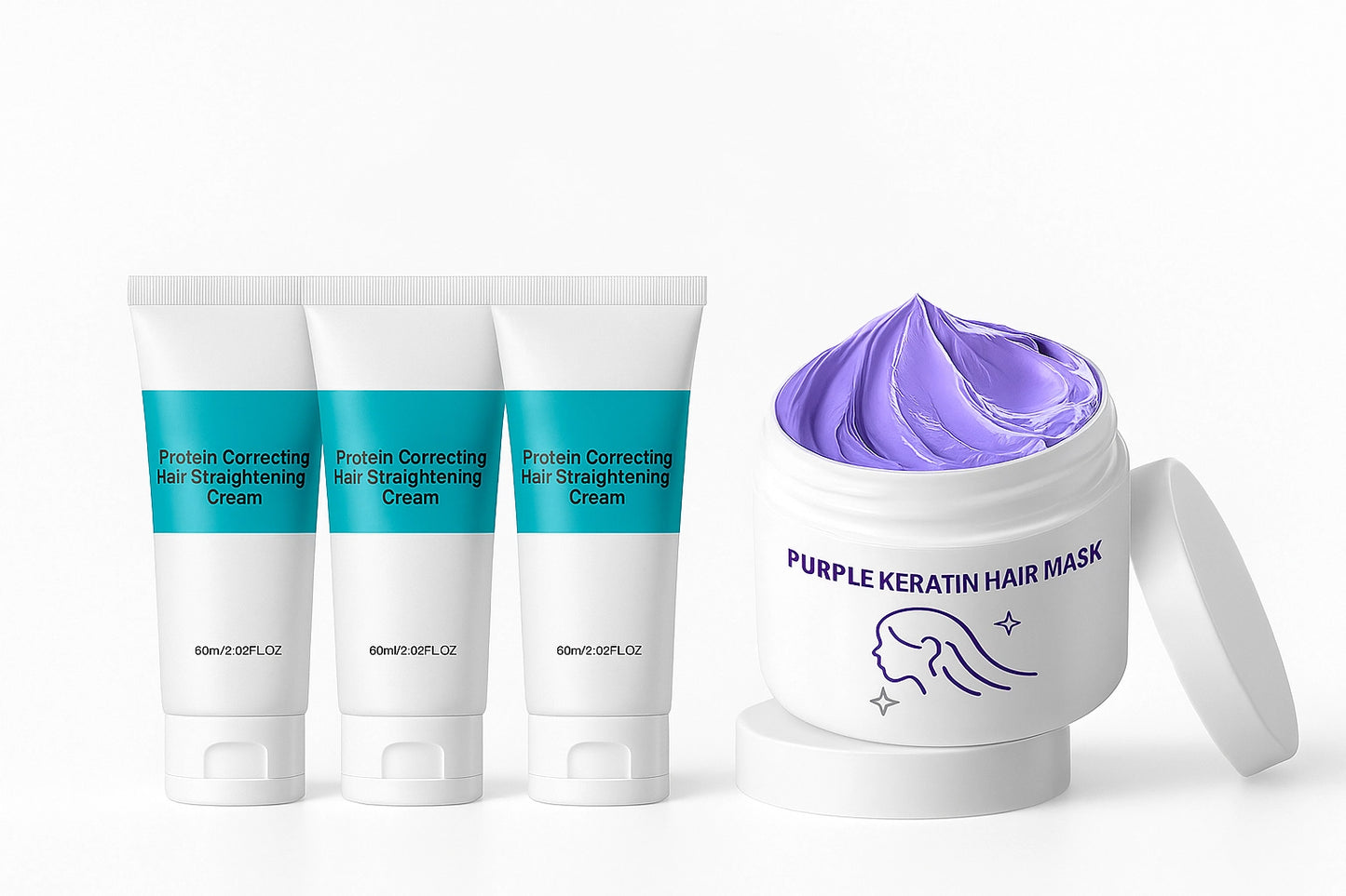 Buy 2 Get 1 Free Silk and Keratin Conditioning and Straightening Milk (Free Shipping Worldwide 🌍).