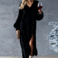 🔥New arrivals offer-Women's Elegant Side Slit Sweater Dress