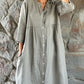 💖Limited Sale 49% OFF💖Women's Loose Cotton Shirt Dress