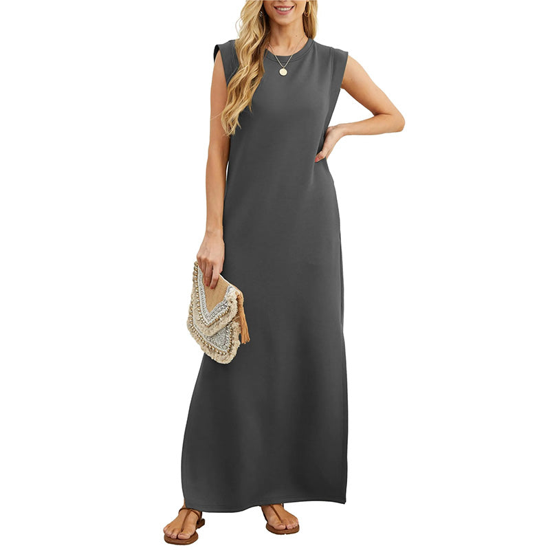 🎉Spring Hot Sale 50% OFF🌿Women's Loose Split Wrinkle-Free Long Dress