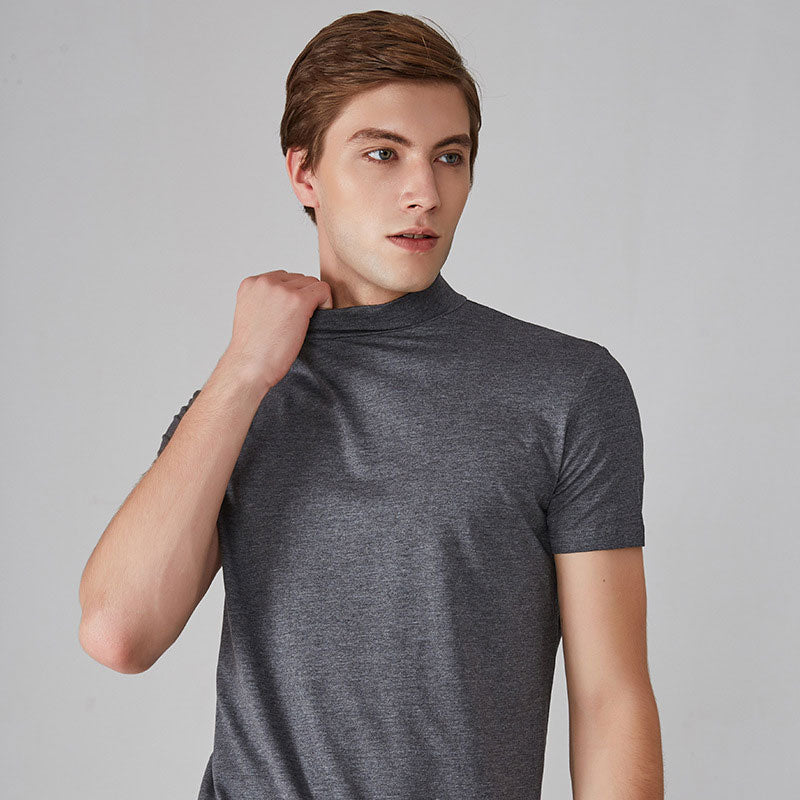 🔈🔈2026 Hot Sale - 56% OFF🎁High Neck Slim Fit T-shirt for Men