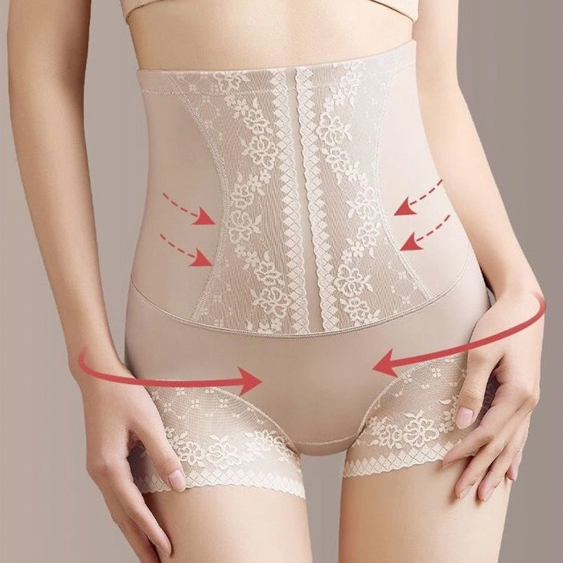 Lace High-waist Underwear - Slender Waist Tummy Control Hip Lifting
