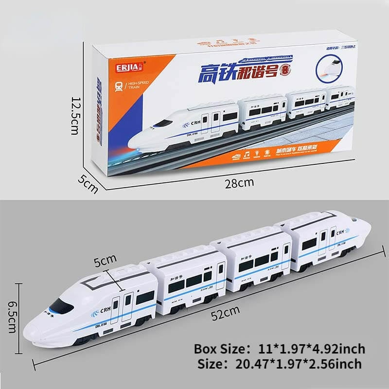 🚅Electric Universal Simulation High Speed Railway Harmony Train Toy