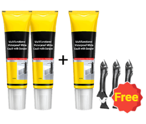 ✨Buy now and receive a free scraper✨Multifunctional Waterproof White Caulk with Scraper