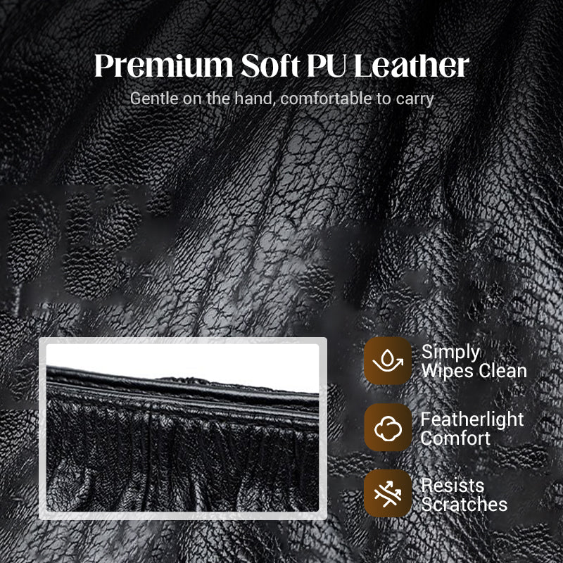 🎀2026 New Arrival🔥Casual Pleated Bucket Soft Leather Handbag Shoulder Bag