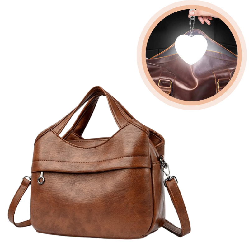 🎀 Effortless Everyday Chic | Soft Faux Leather Crossbody Bag | Lightweight & Hands-Free 🛍️【50% OFF】