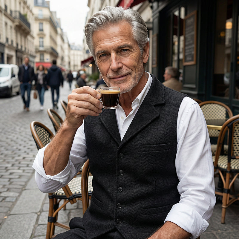 🔥Hot Sale Offers-Men's Slim Fit Casual Business Vest