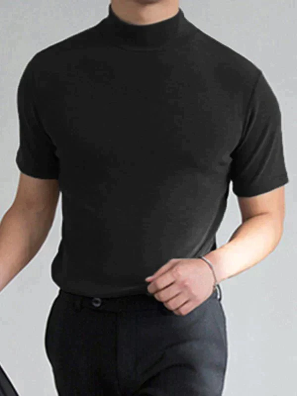 🔈🔈2026 Hot Sale - 56% OFF🎁High Neck Slim Fit T-shirt for Men