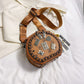 👜Hot sale Women Fashion Handbag Retro Bear Badge Shoulder Bag