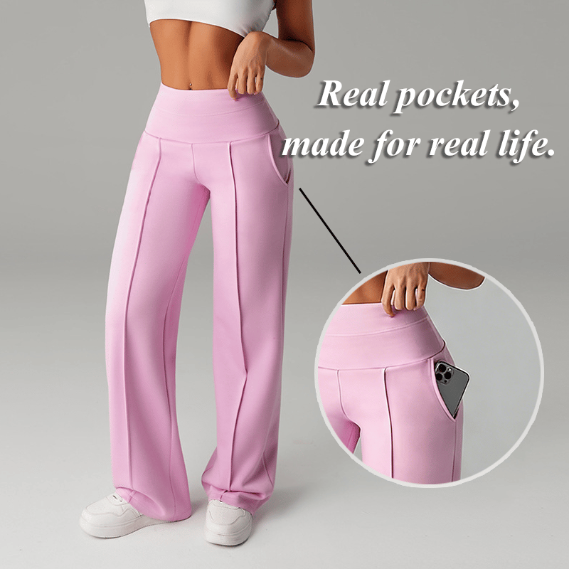 🔥🎁New arrival 50% OFF💕Women's Plain Loose Straight Leg Pants