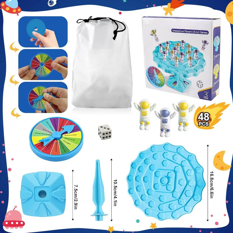 🔥LAST DAY SALE 49% OFF🔥Balance Spaceman Stacking Game – Interactive STEM Toy for Kids & Parents