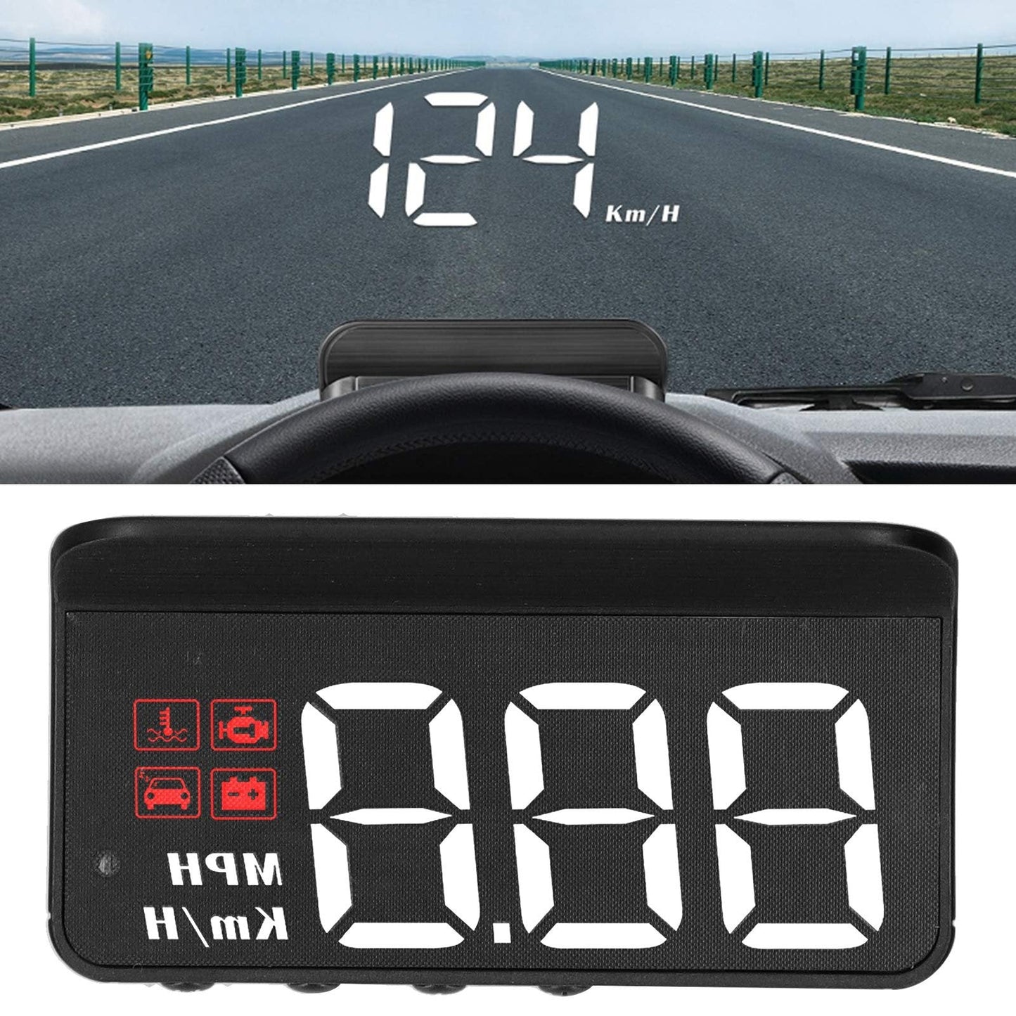 🔥BUY 2 GET 10% OFF💝Car HUD Speedometer Display Windshield Projector🚗