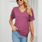 💕Hot Promotion- UP TO 49% OFF🌷V-Neck Solid Color Loose Ladies Tops
