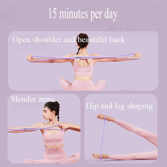 🏆Flash Sale⚡ 50K+ SOLD! 49% OFF💥🔥Resistance Bands, Figure 8 Exercise Bands for Women Men