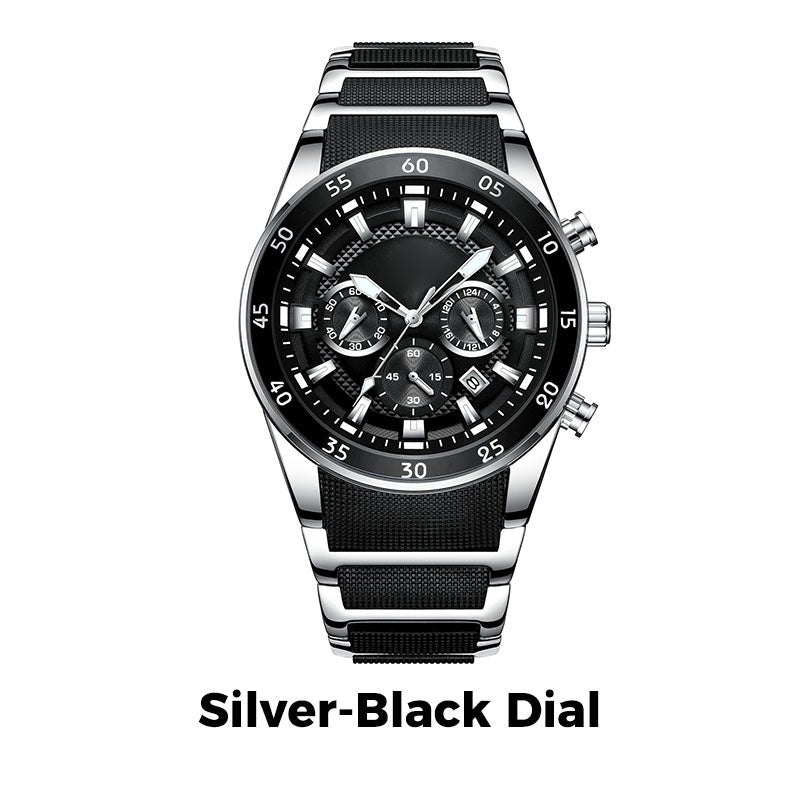 🔥Hot Sale Offers-Men's Waterproof Multifunctional Quartz Watch