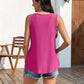 🔥Hot Sale 50% OFF💥Buy 2 Get 10% Off🔥Womens Tank Tops Sleeveless EyeletEmbroidery Scoop Neck Loose Fit Casual SummerFlowy