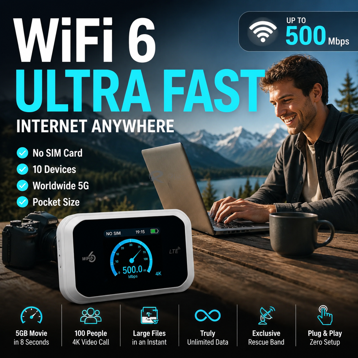📶Limited-Time Offer-Mobile hotspot with full Wi-Fi coverage