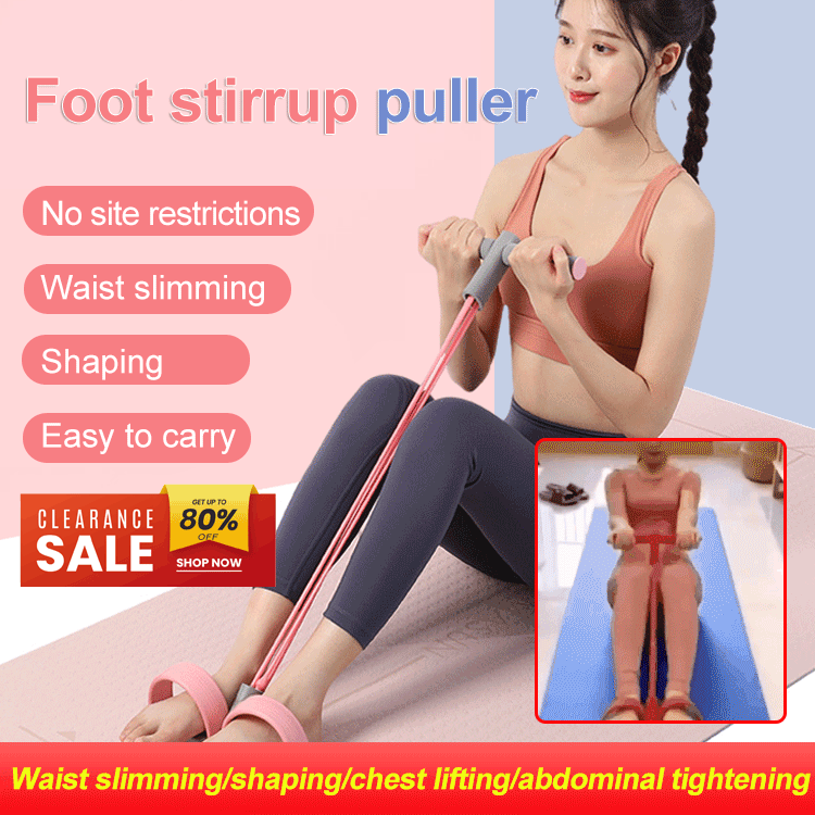🎁Limited-time 50% discount⏳21 Fitness Resistance Bands-4 Tube Pedal Ankle Puller