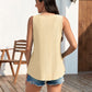 🔥Hot Sale 50% OFF💥Buy 2 Get 10% Off🔥Womens Tank Tops Sleeveless EyeletEmbroidery Scoop Neck Loose Fit Casual SummerFlowy