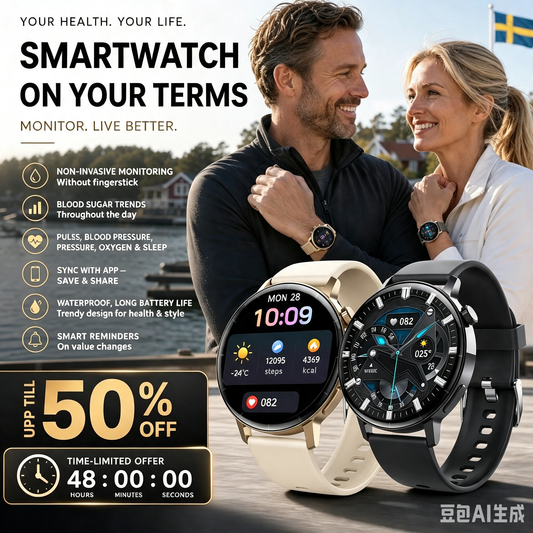 🔥50% OFF LIMITED TIME | Multi-Function Bluetooth Smart Watch ✅ 24/7 Full Health Monitoring