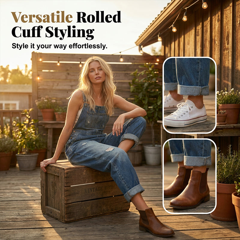🔥Limited-time offer-Women's Casual Baggy Denim Overalls with Pockets
