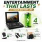 📺 7.8" HD Portable DVD/EVD Player – Large Screen, Rechargeable & Compatible with DVD/CD/USB/SD – Perfect for Home & Travel
