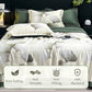 🔥Summer Limited Sale🌸Cooling Breathable Floral Bed Sheet (4-Piece Set)