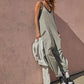 🌟Summer Sale- 49% OFF❤️‍🔥Solid V-Neck Sling Pocket Jumpsuit