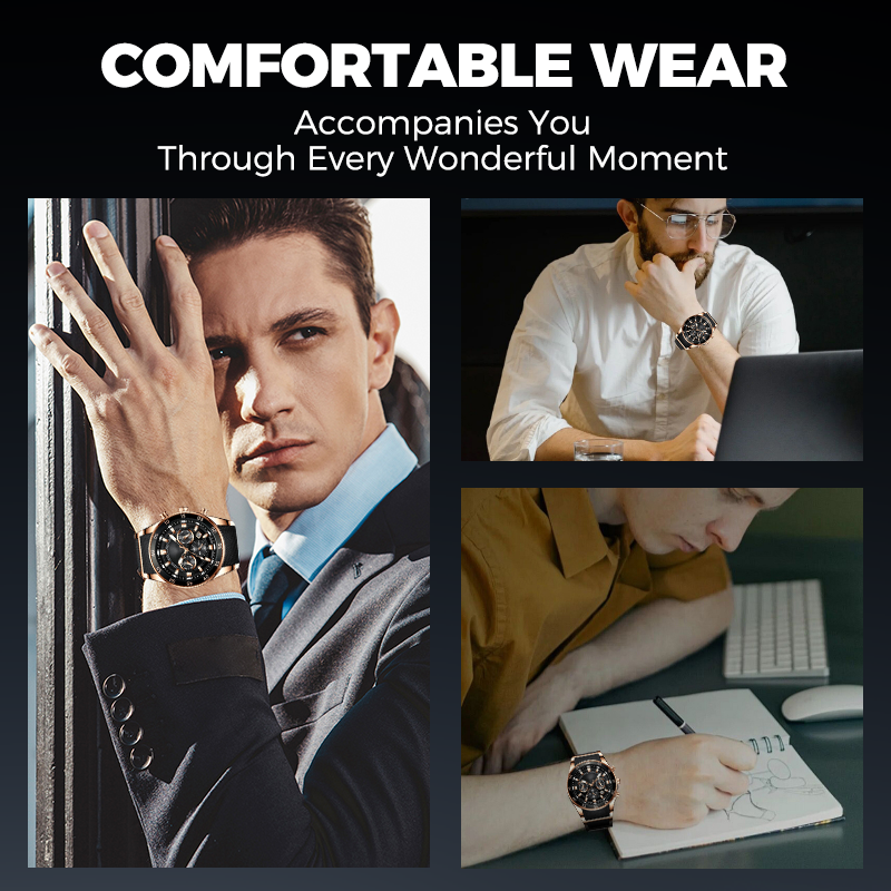 🔥Hot Sale Offers-Men's Waterproof Multifunctional Quartz Watch