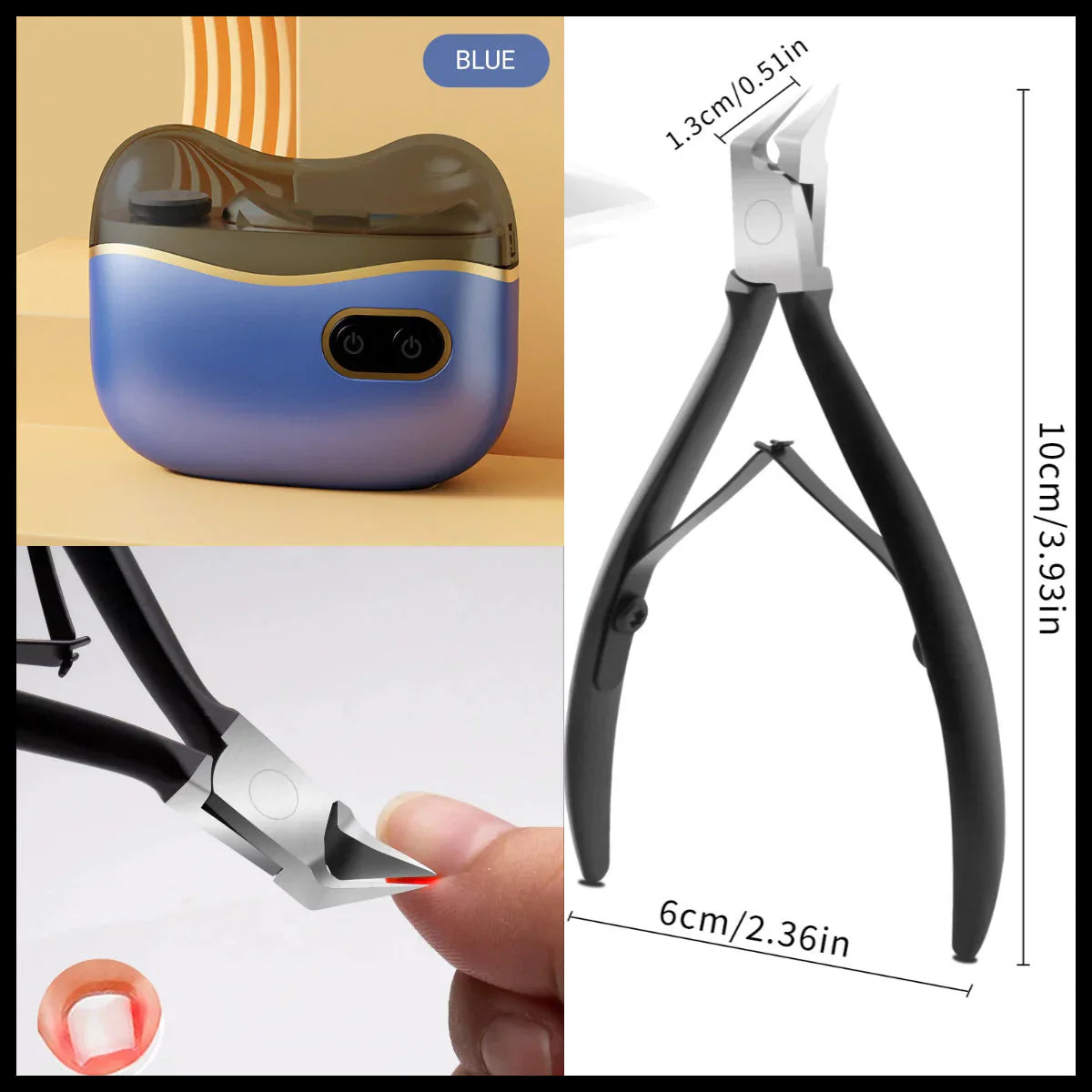 🔥 LAST DAY PROMOTION - 60%OFF 🔥💅2-in-1 Electric Nail Clipper & Polisher