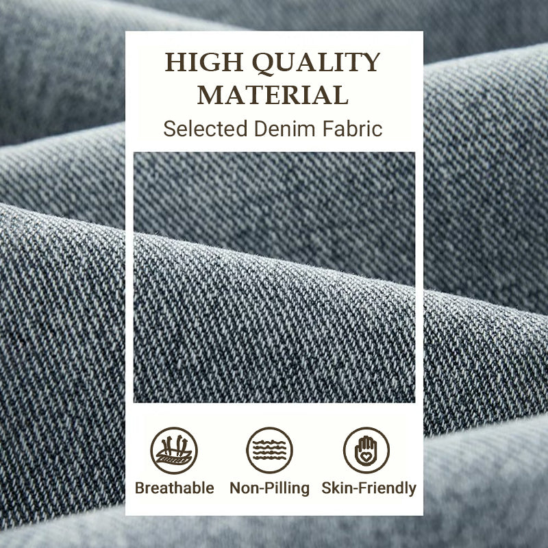 ⏳Time-Limited Special⏰Men's Loose Fit Straight Jeans – Lightweight, Breathable & Versatile – Cool Summer Comfort 🏃‍♂️